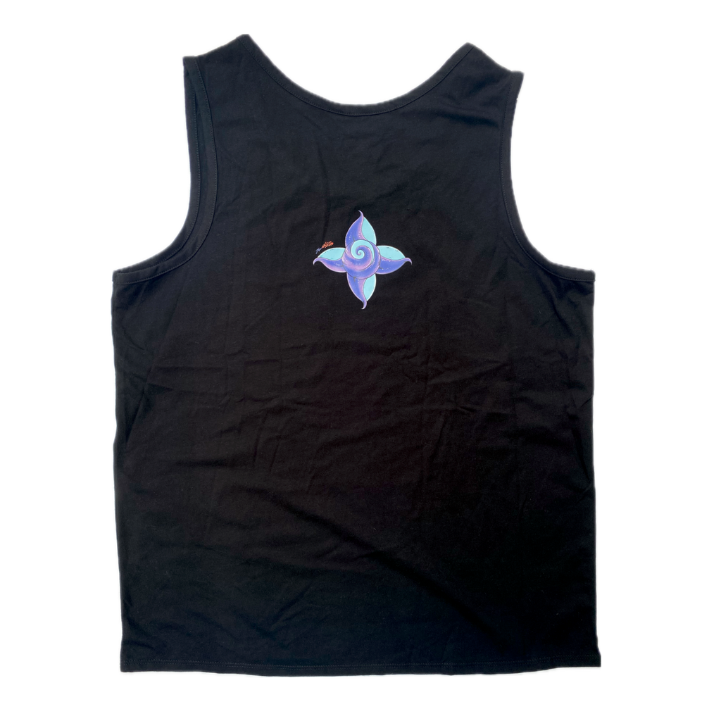 Infinity Dragon Tank Top Midnight Black