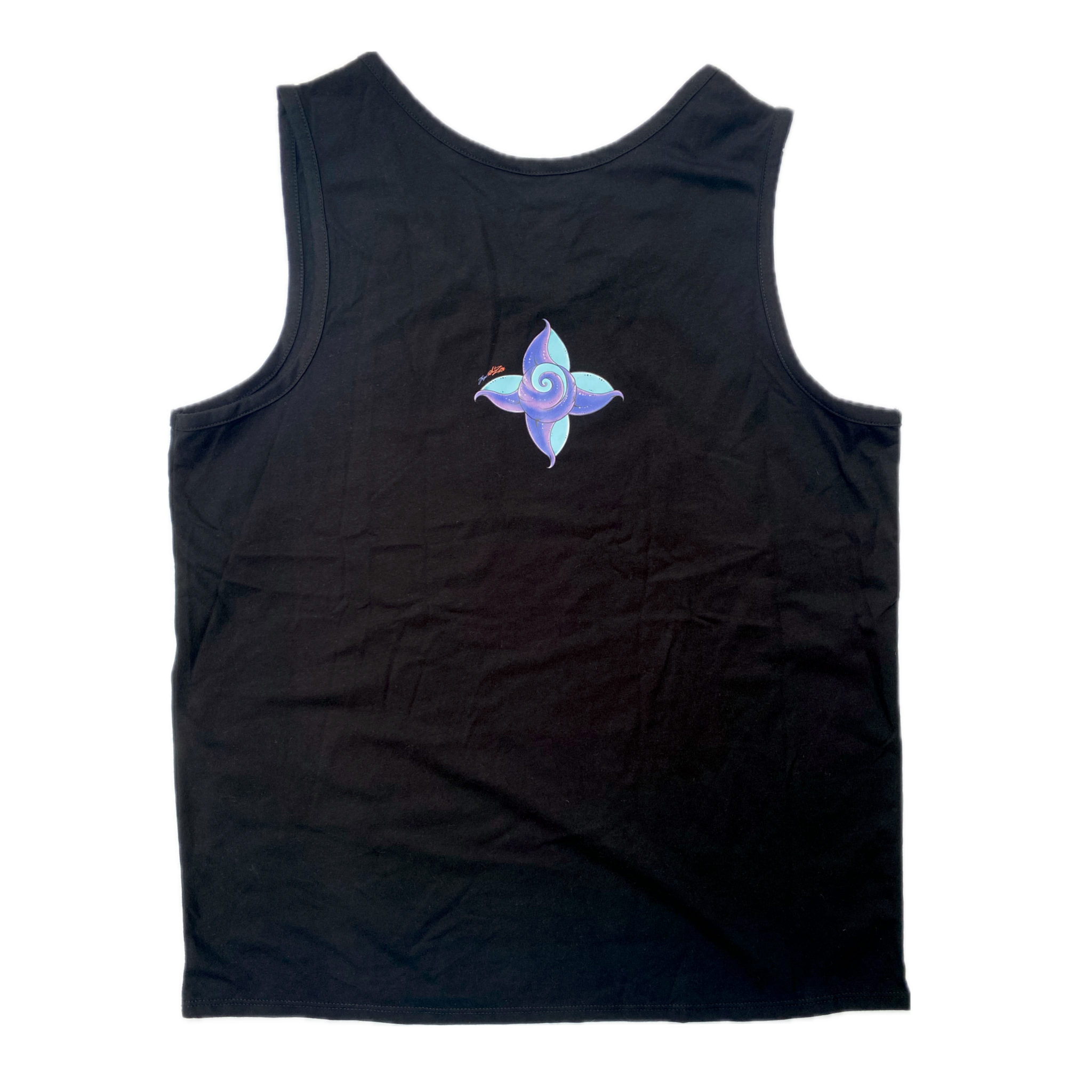 Infinity Dragon Tank Top Midnight Black