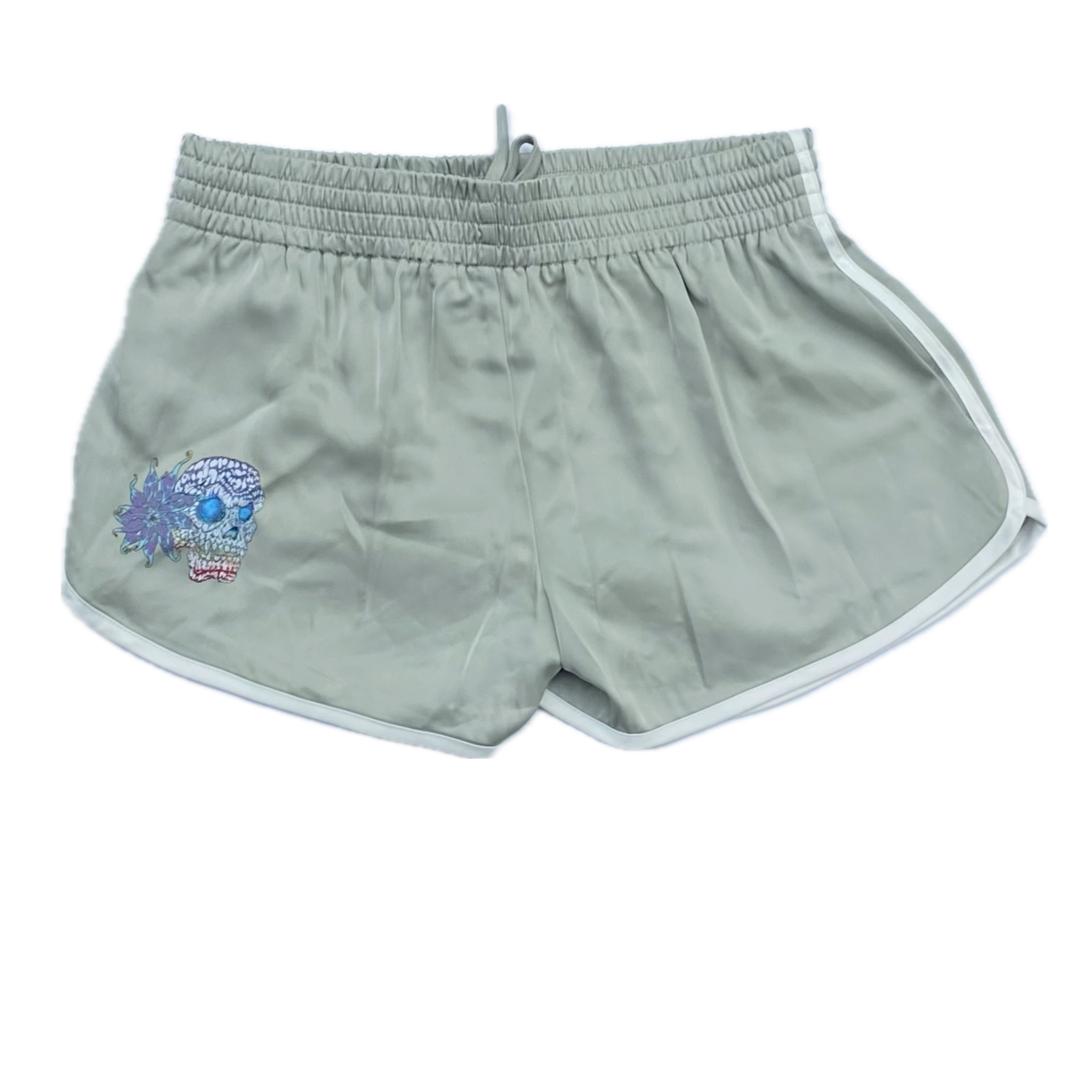 Rebirth Skull Shorts Mint Leaf