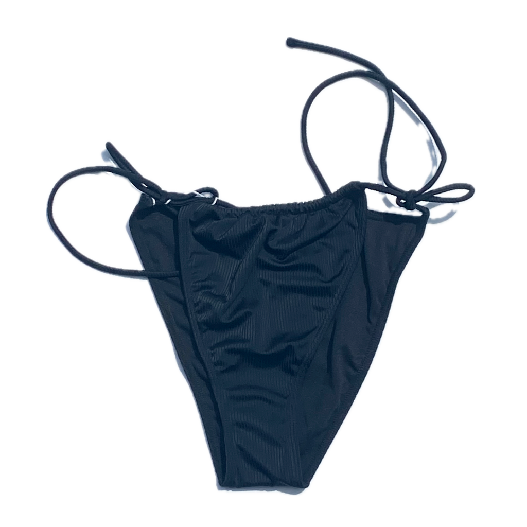 Celestial Butterfly Bikini Top Night Black with Brand Logo