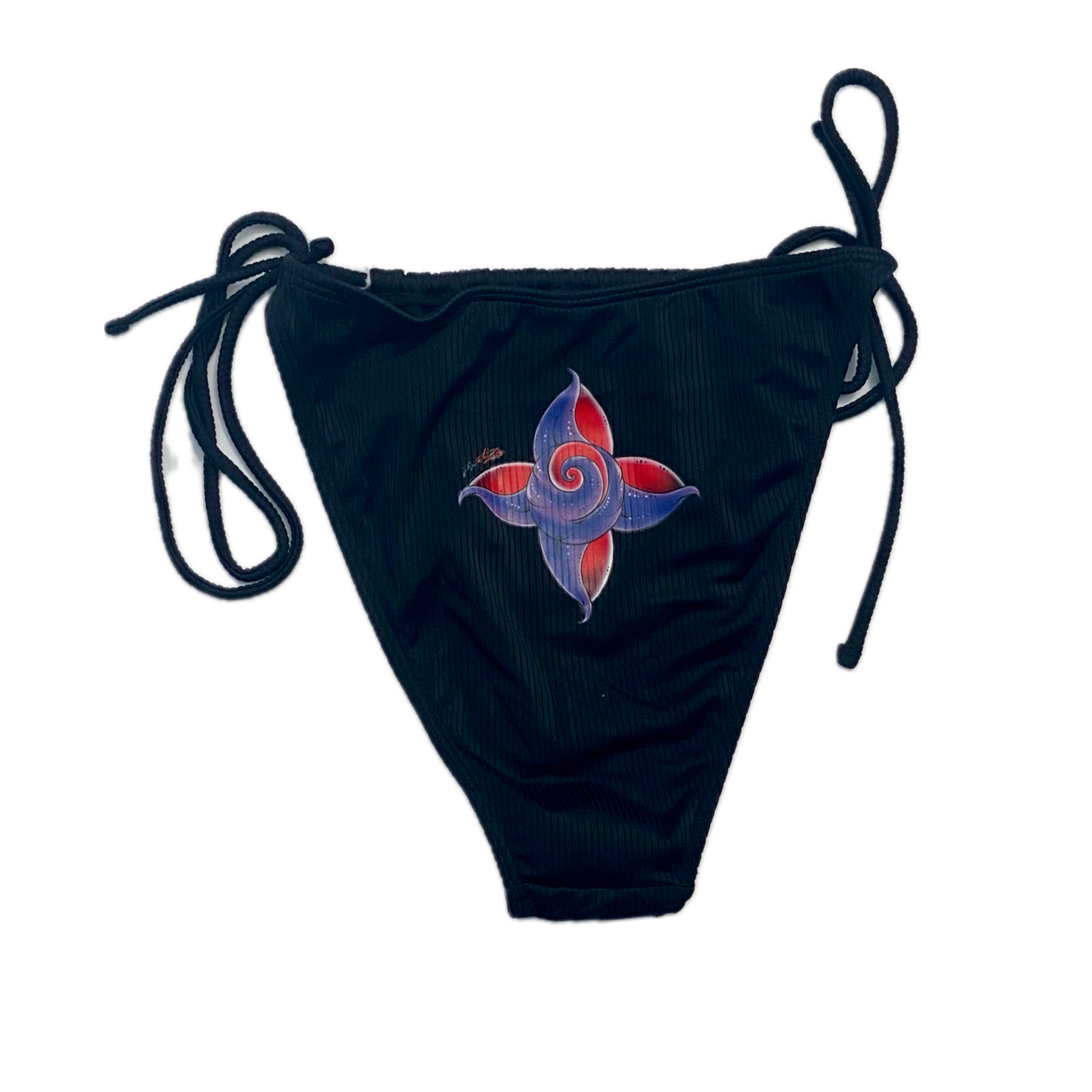 Celestial Butterfly Bikini Set Night Black