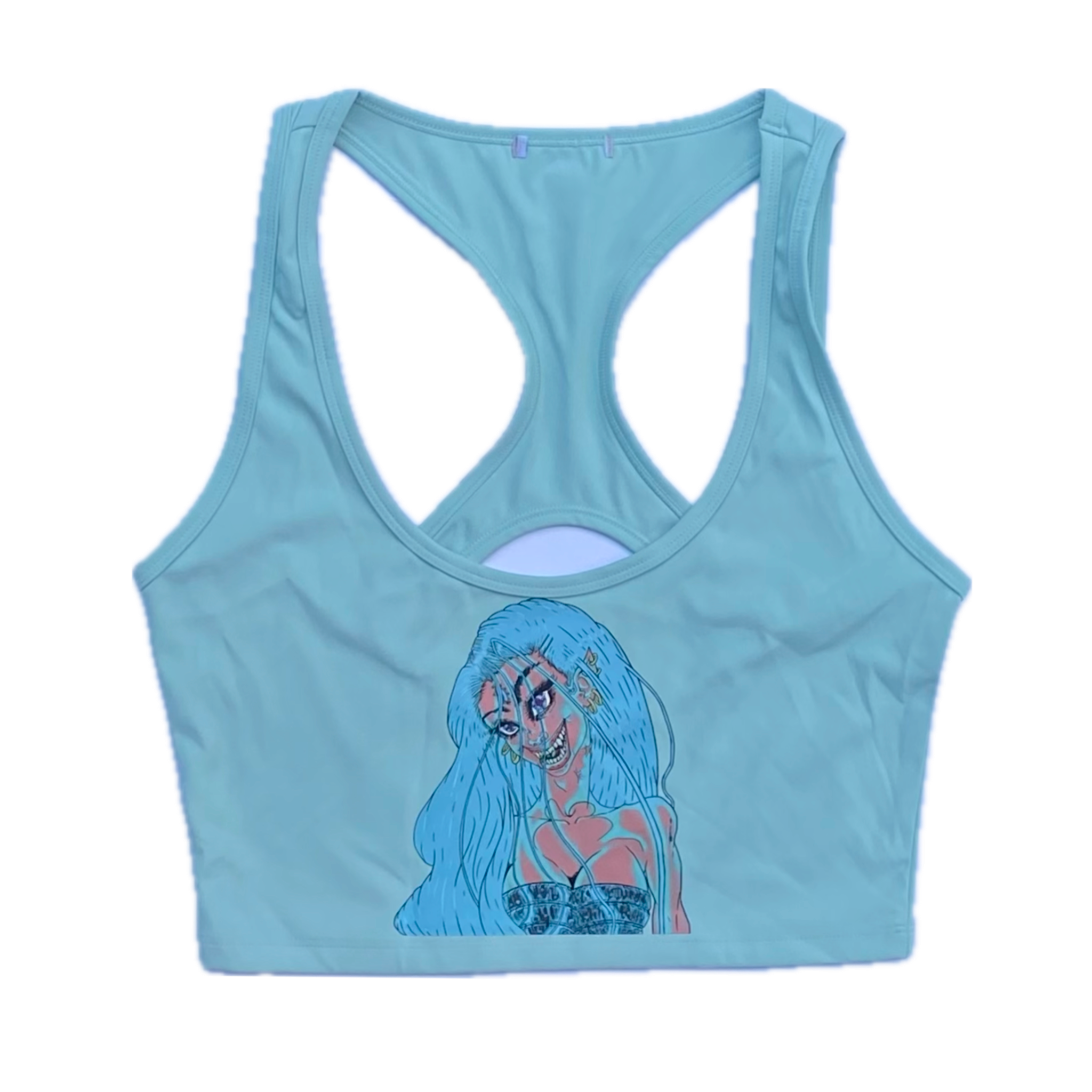 Soul Seer Sports Crop Top Mint