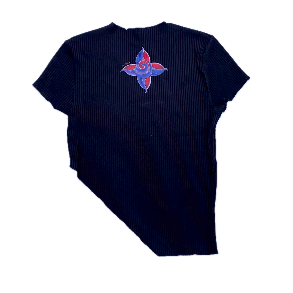 Lustmeria Crop Top “Crow Style” Night Black